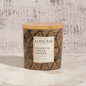 Whiskey and Tuscan Leather Candle - Burnt Earth